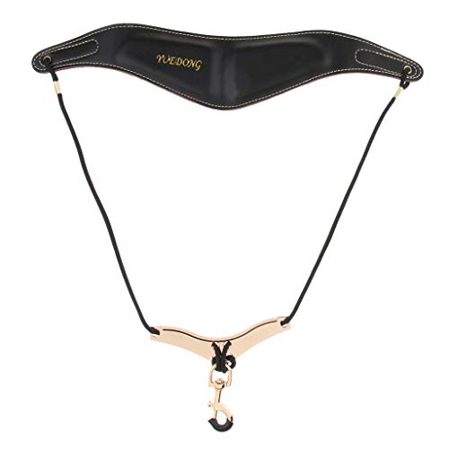image for Baosity Adjustable Leather Sax Shoulder Belt Neck Strap for Saxophone 