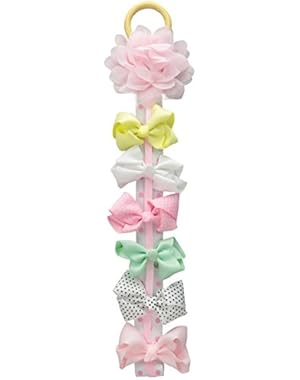 Baby Girls' 6 Piece Bow Clippies