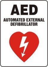 AUTOMATED EXTERNAL DEFIBRILATOR (W/GRAPHIC)