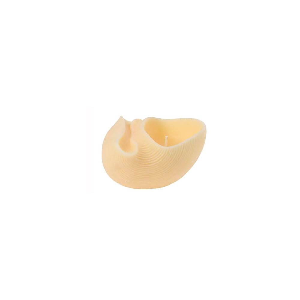 LAMARE - Galet Shaped Candle - Cerabella - Christmas Decoration Candle - Artisanal and Made with Mineral Wax | +/- 6 Hours Burning Time - 9x5cm - 125g - 4 Units