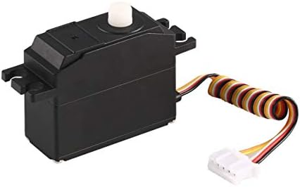 Heraihe 25g Plastic Gear Servo 4.8-6V for 1/12 Wltoys 12428 12423 RC Car Truck Model Steering Part Accessories