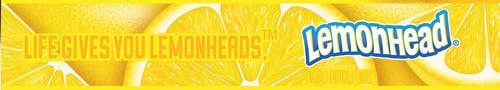LEMONHEAD HARD LEMON CANDY, 0.8 OUNCE BOXES (PACK OF 24)