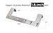 Heavy Duty Over The Door 6 Hooks Rack Organizer, Brushed Nickel