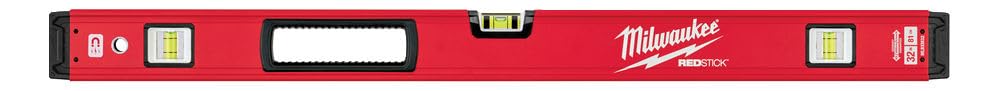 Milwaukee 4932459065 80 cm Redstick Backbone Magnetic Level - Red/Black