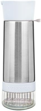 Aqua Zinger Fruit Infuser Reusable Bottle White 20 oz