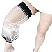 Meydoja Adult Knee Cast Covers Shower Waterproof Knee Shower Protector for Knee Replacement/AGL Surgery, Watertight to Keep Cast and Bandage Dry for Knee Circumference from 11.8