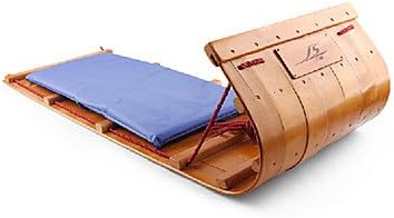 naluo HAGIBIS 180cm Length Children's Wooden Ski & Snow Toboggan