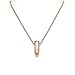 Cobrabraid Real 9mm Nickel Plated Bullet Necklace on 24-Inch Nickel Plated Ball Chain