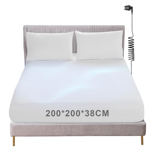 Conductive Ground Sheet, Grounding Bed Sheet, Floor Mat according to EU Standard, with 5% Silver Fibre and 95% Organic Cotton, for Sleep Better Energy Recovery (200 x 200 cm)
