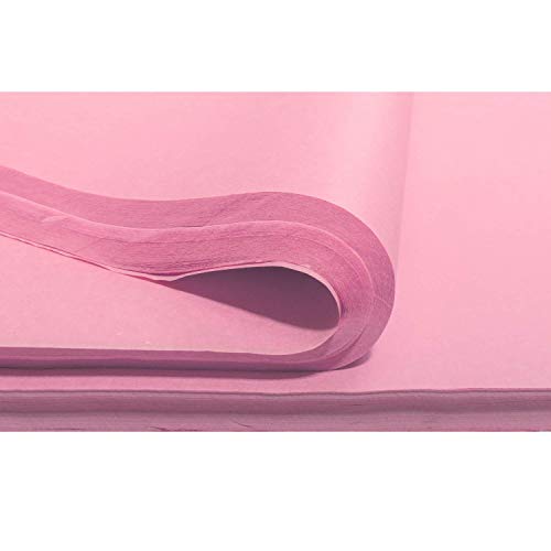 Crown 480 Sheets Bulk Pack Pink Tissue Paper Gift Wrap Ream of Paper