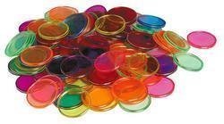 Pack of 100 Wire Rimmed Counting Chips