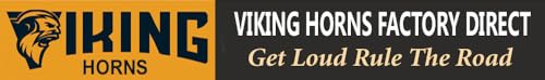 Viking Horns, Loud 123 Decibels, Industrial Heavy-Duty Electric 110 Volts, Air Raid Siren