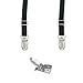 Mens Shirt Stays by Grilong Garters Belt Holders with Non-slip Locking Clamps