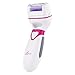 Litchi Callus Remover for Feet, Pedicure Tool with Extra Roller Heads, Remove Dead Coarse Skin Fast (Rhodamine Red)