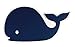 Nautica Zachary Wall Decals, Navy Whale