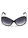 GUESS Factory Women's Plastic Metal Round Sunglasses