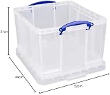 Really Useful Box 42 Litre Clear Storage Container with Lid view 6