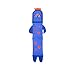 Outward Hound Kyjen 30069 Fire Biterz Durable Tough Squeaking Plush Dog Toy, Sea Monster, 2 Squeakers