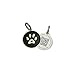 Pet Dwelling Premium QR Pet ID Tag for Dogs & Cats – Smart Pet Safety Tag with Free Online Profile, Scan Alerts with AI-Powered Insights (Black Paw Original)