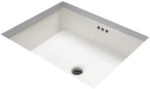 Miseno MNO1713RU 17-1/8 Undermount Bathroom Sink with Overflow, White by Miseno
