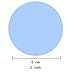 Sky Blue Paper Garland Hanging Decorations Circle Dots Streamers Happy Birthday Baby Shower Merry Christmas New Years Party Table Centerpieces Decorations