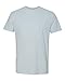 Next Level Men's Premium Fitted Sueded Crew, Light Blue, Medium