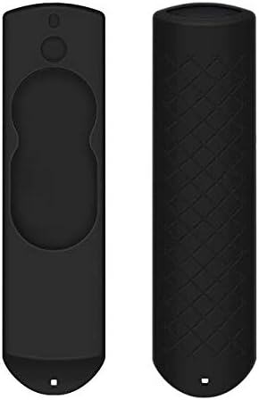 XiuFen for Amazon Fire TV Stick Voice Remote All Gen Anti Slip Shock Proof Case Cover Black