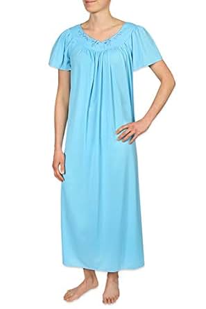nightgown tricot nightgowns sleeve miss elaine