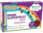 Tasty Brand Organic Fruit Snacks Superfruit 5 (0.8 oz.) pouches per box (a) - 2pc