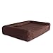 KOPEKS Deluxe Orthopedic Memory Foam Sofa Lounge Dog Bed - Large - Brown
