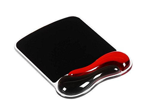 Podkladka Crystal Gel Mouse Pad/Wave red+black