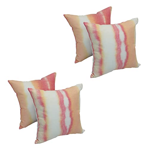 Spun Polyester 17-Inch Outdoor Throw Pillows (Set Of 4)  Co-Jo17-09-S4