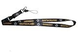 Germany Deutschland Black Fifa World CUP Lanyard Keychain Passholder .. 24 Inches Long.. New