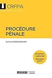 PROCÉDURE PÉNALE 3EME EDITION (CRFPA) (French Edition) by 