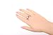 YAZILIND Women's Ring with Emerald Cut Big Stone Pink Cubic Zirconia CZ Silver Plated US Size 8 Wedding Party Gift