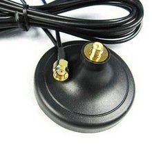 2.4GHz antenna base with 3M extension cable RP SMA male connector magnetic base for router network card Ships Quickly From USA