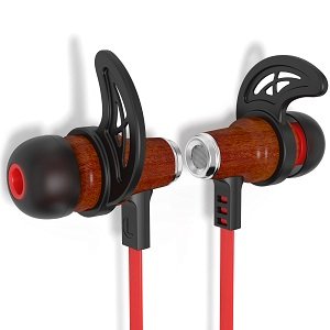 Symphonized NRG Bluetooth Wireless Wood in-Ear Noise-isolating