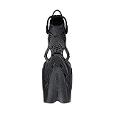 Mares X-Stream Open Heel Fins, All Black, Regular