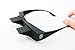 Enshey Horizontal Lazy Glasses High Definition Prism Periscope Eyeglasses Spectacles universal myopia or Presbyopia Usable Lie Down for Reading and Watching TV in bed Unisex
