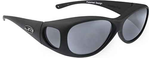 Fitovers Eyewear Sunglasses - Jett / Frame: Black Fade Lens: Polarvue Grey