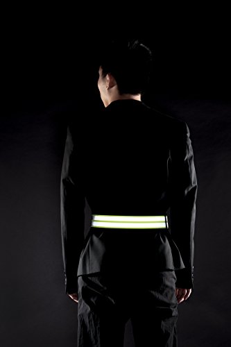 image for no!no! Reflective Belt/Sash (22-44 Inch/25-50 Inch) for Running,Cyclin