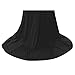 Women's Mermaid V-Neck Long Sleeve Halloween Party Maxi Dress With Belt, Black, XL