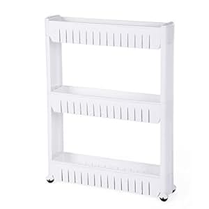 SONGMICS Estante para Hogar y Baño, Carrito de Cocina, Estantería de