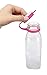 Ello Elsie Glass Water Bottle with Silicone Stopper | 22 oz | Pink