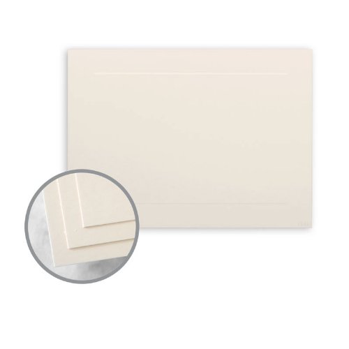 CLASSIC CREST Classic Cream Flat Panel Cards - (4 5/8 x 6 1/4) 110 lb Cover Smooth 250 per Package