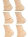 REVOLIA 6Pcs Charm Anklets for Women Girls Bracelets Sexy Beach Anklets Foot Jewelry Adjustable