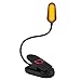 LoveReading Amber Mood and Blue Light Blocking Reading Light - Rechargeable Book Night Light for Reading in Bed - Clip on - Portable Bendable Neck - LED - USB Or Battery Operated - Reduces Eye Strain