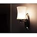 Dream lighting 12V RV LED Wall Sconce with Glass Lampshade RV Interior Wall Decor Light with Switch 3500K Warm White Lighting, 1 Light