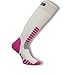 Eurosocks Micro-Supreme Over The Calf Ski Zone Socks,White-Pink, Small