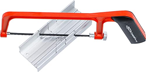 BGS Diy 2082 | Aluminium Hacksaw Frame | Incl. Miter Box and Saw Blade | 150 mm